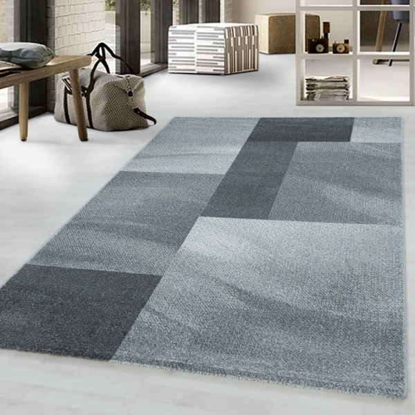 Efor Geometric Grey Rug